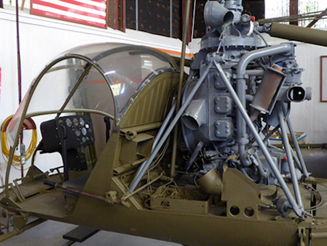Hiller Cockpit view