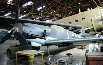 Messerschmitt B109 under reconstruction
