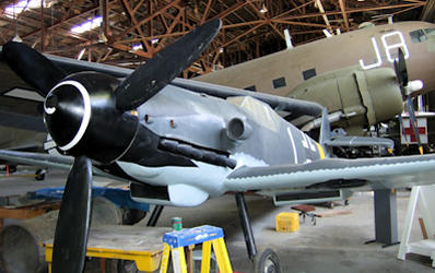 Messerschmitt B109 under reconstruction