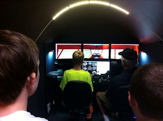 Flying the Simulator at the Youth Class