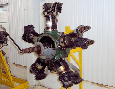 Kinner R-55 front view
