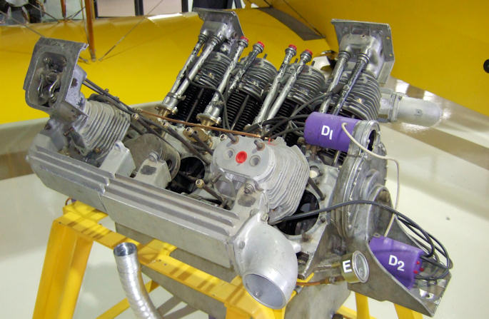 TANK (converted Curtiss OX-5 Liquid Cooled) Engine