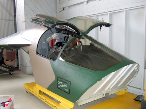 F-111 Escape capsule on display