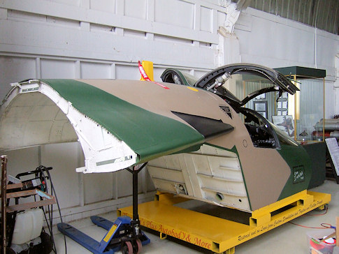 F-111 escape capsule on display