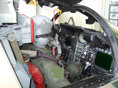 Controls of F-111 escape capsule