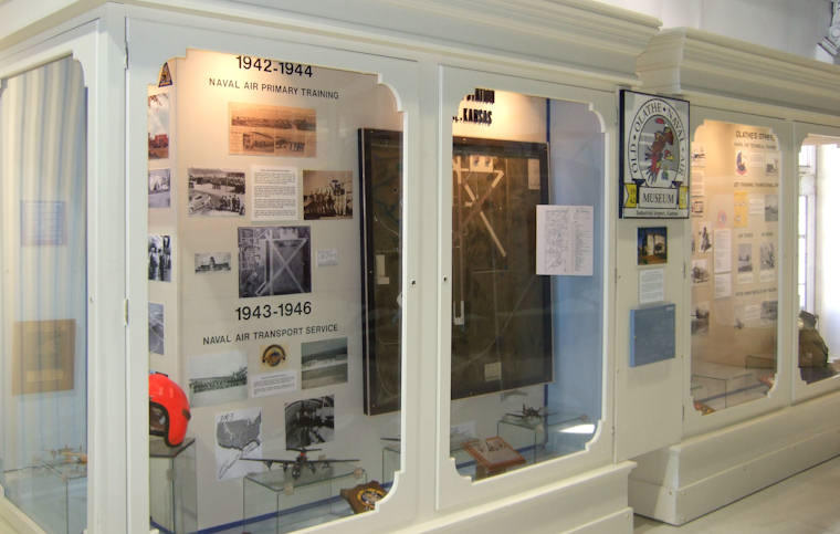 Olathe Naval Air Museum showcase