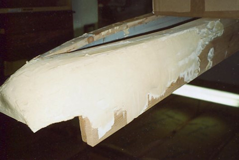 Hull of Aircraft Carrier training model