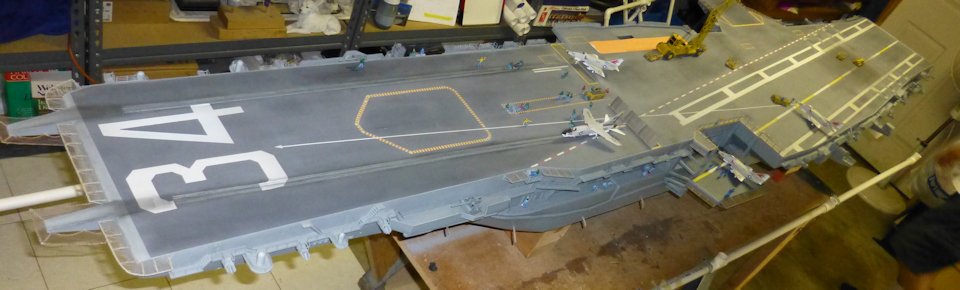 USS Oriskany model takes shape May, 2013