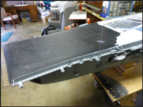 Hull under construction