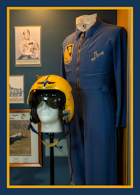 Hal Loney Flight Helmet & Plane