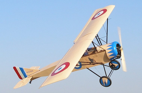 Ron & Jan Werner with the Fokker E.IV