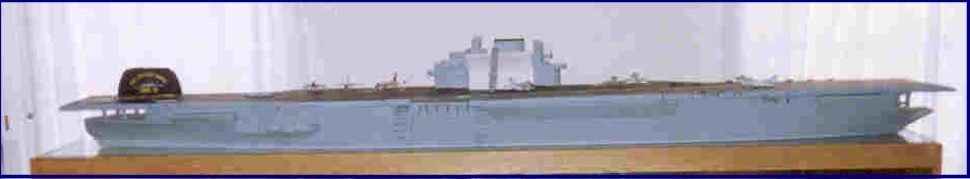 Original USS Oriskany display model at Olathe Naval Museum, KS