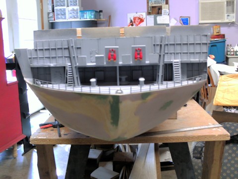 Stern takes shape Nov 2011