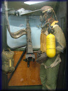 B-24 Bomber Crewman exhibit